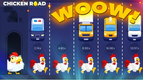 Feathered Fortune: A Road-Crossing Gambling Challenge