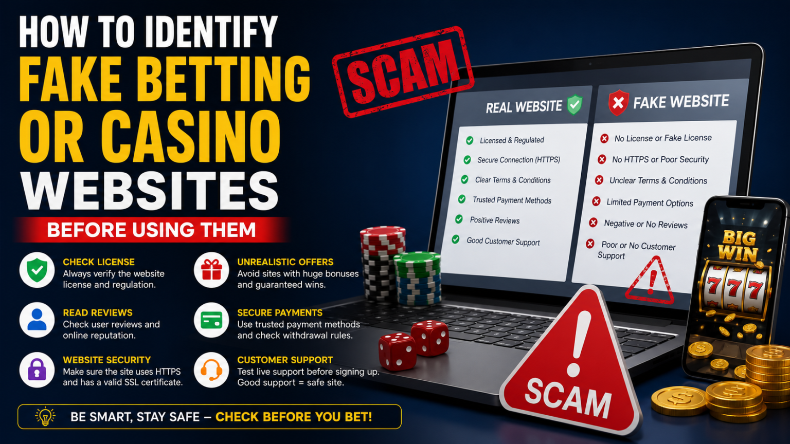 How to Quickly Identify Fake Betting Platforms: A Practical Guide to Spot Scam Gambling Sites in Minutes
