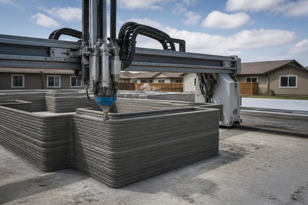 3D printing robots can build walls, but homes are a harder job
